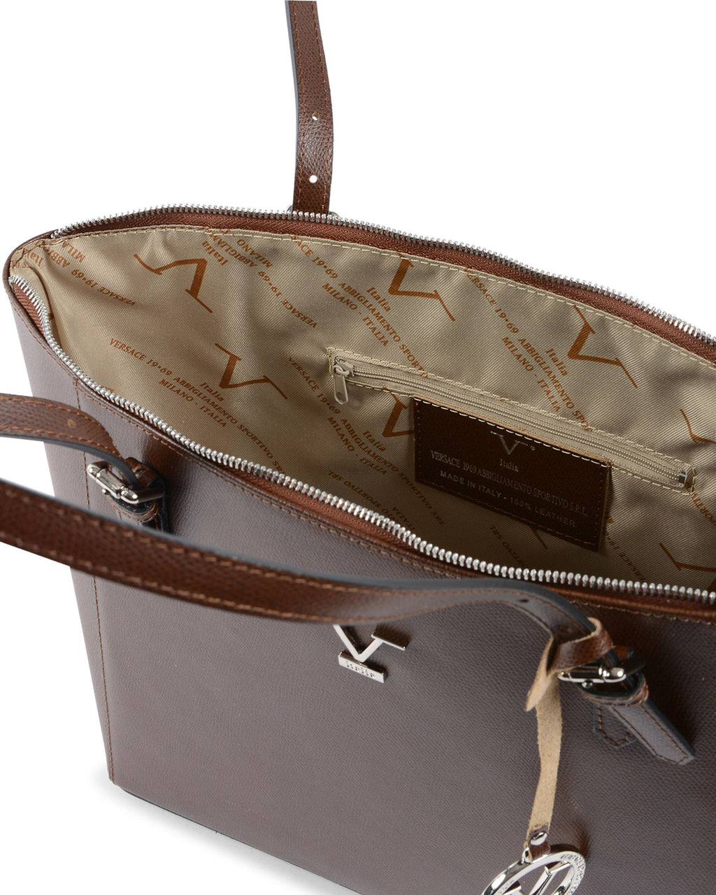 Borsa Donna V Italia Marrone Scuro V09 PALMELLATO CIOCCOLATO
