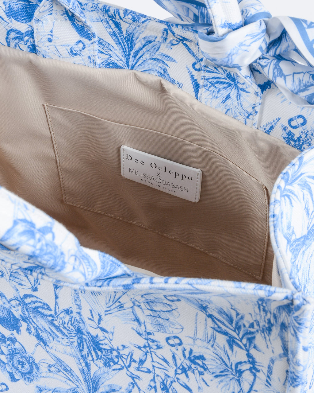 Borsa tote con stampa tropicale Dee & Melissa