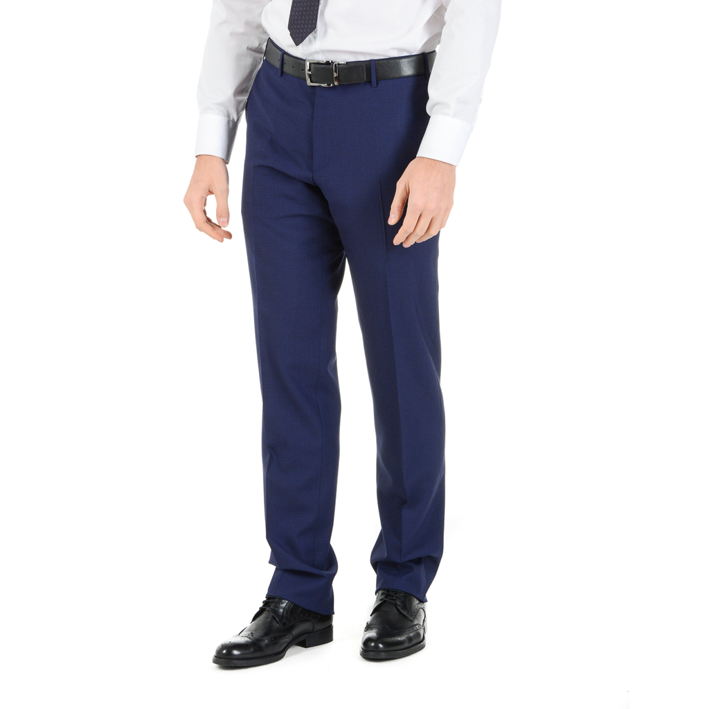 Abito da uomo Corneliani maniche lunghe blu Super 110's