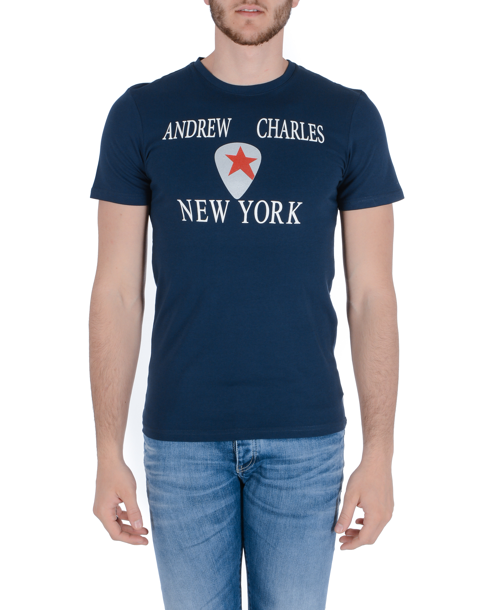 Maglietta da uomo Andrew Charles KEITA NAVY S14