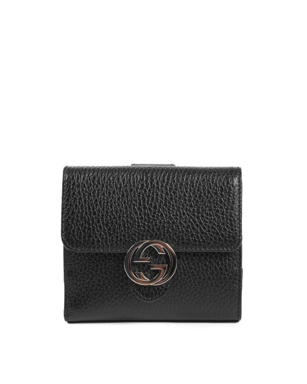 Portafoglio piccolo Gucci in pelle Interlocking 615525 CAO0G 1000