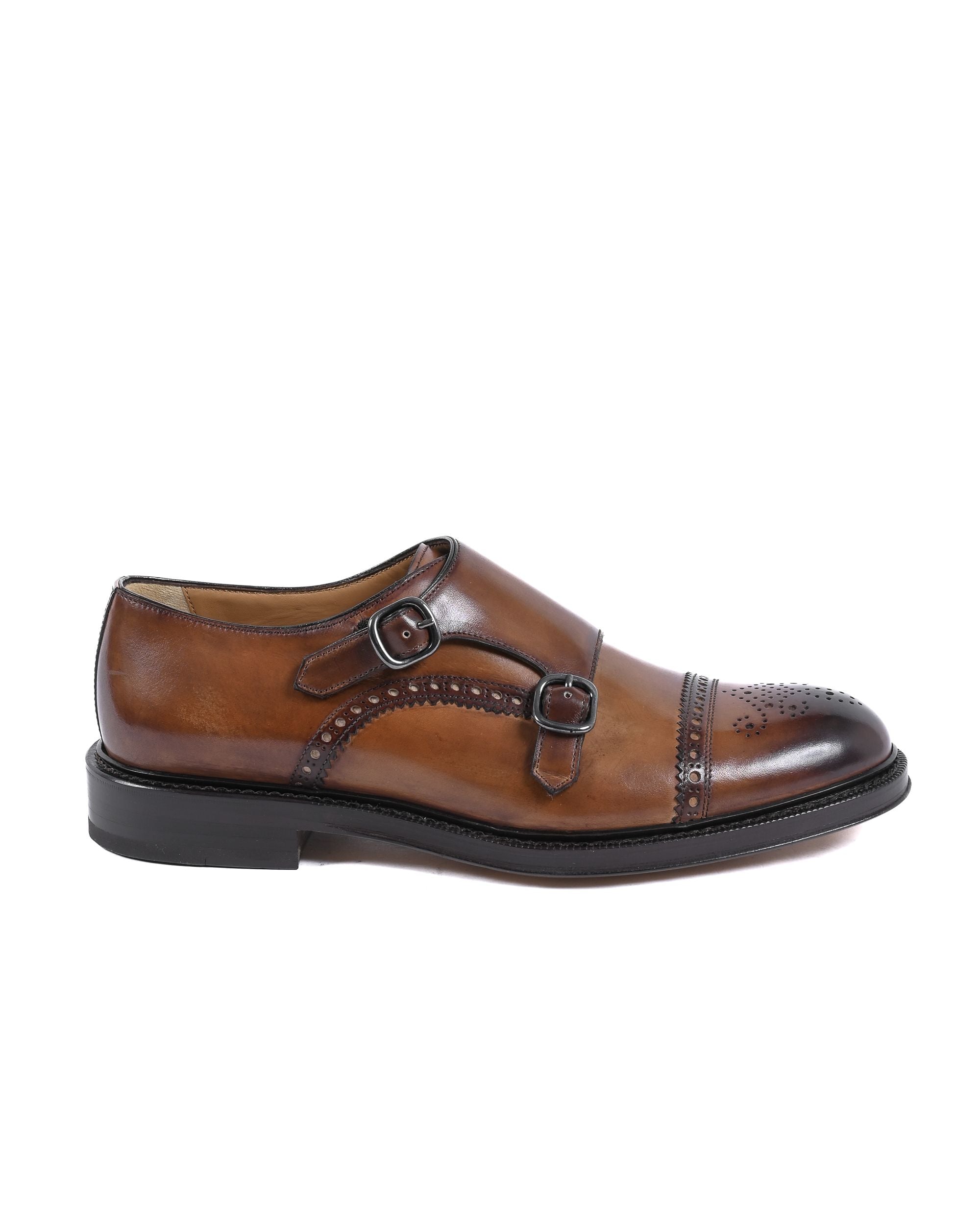 Scarpe da uomo Dee Ocleppo Monk Strap F3745 VIT MUSICA LUC NICOL