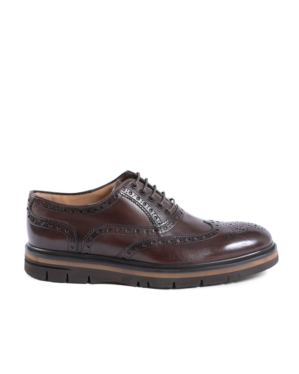Scarpe brogue da uomo Dee Ocleppo EB129 VITELLO CACAO