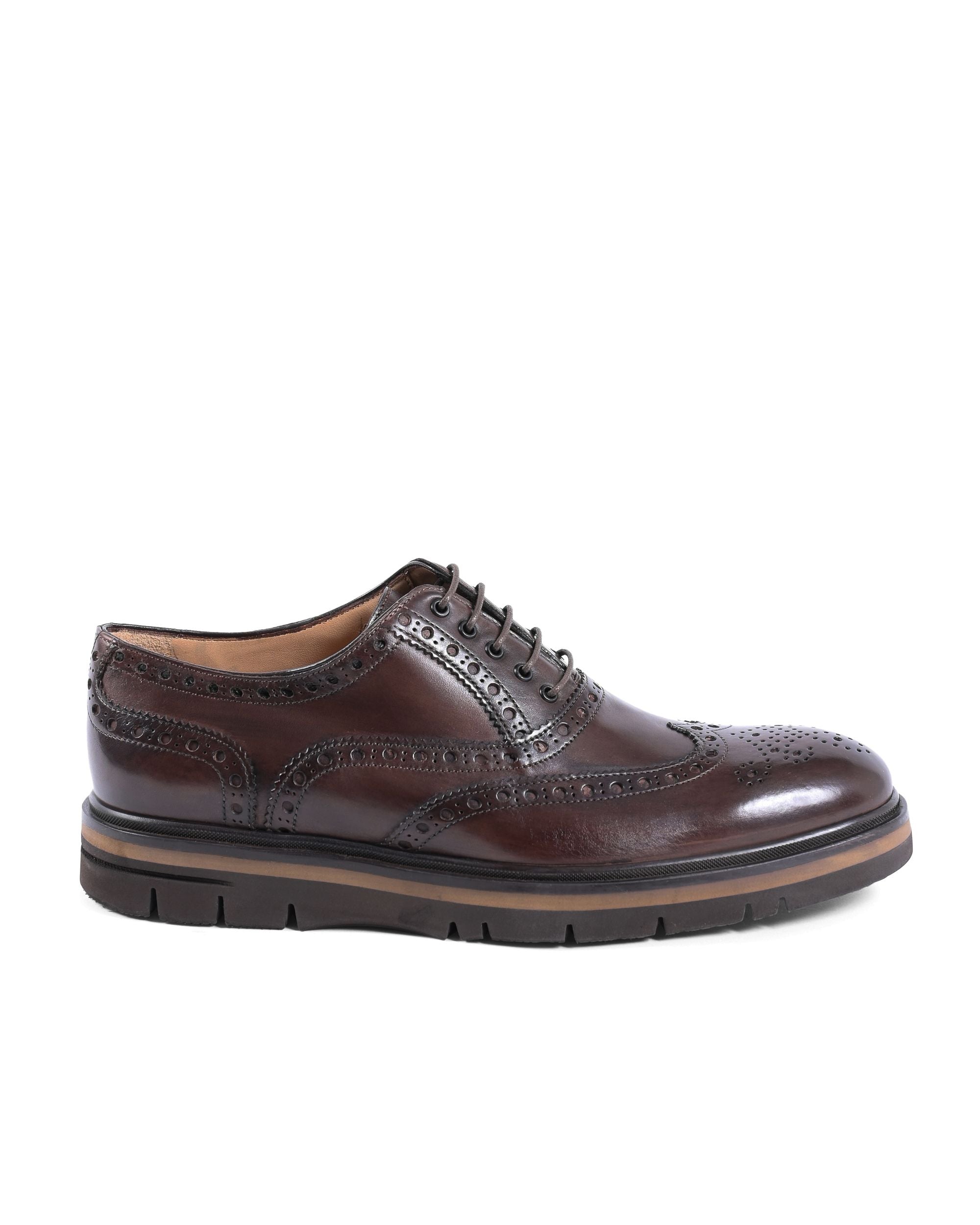 Scarpe brogue da uomo Dee Ocleppo EB129 VITELLO CACAO