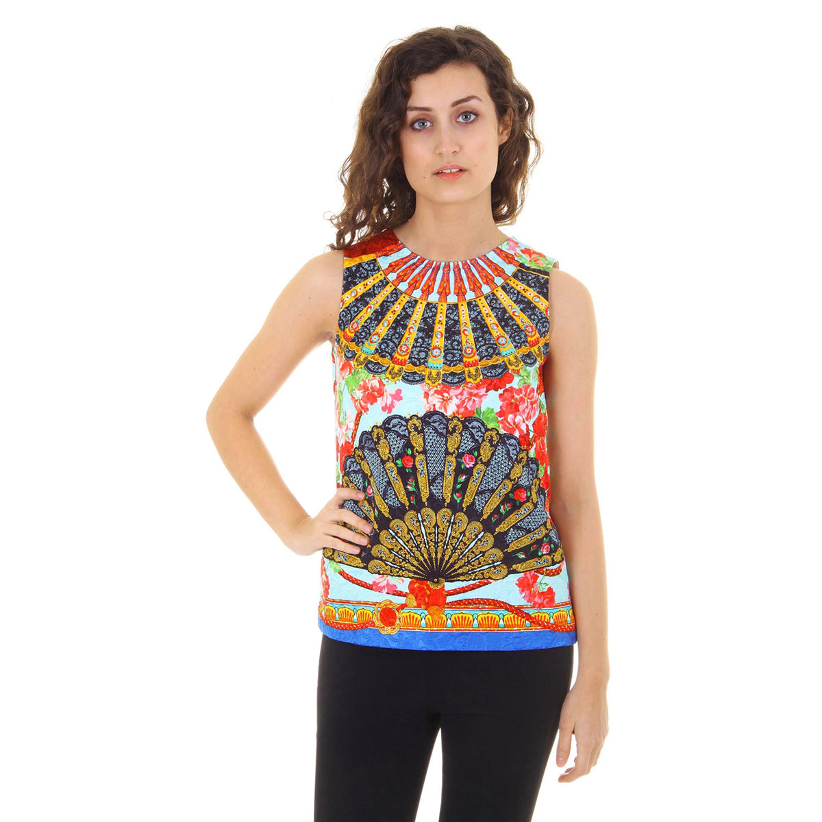 Canotta da donna Dolce & Gabbana F7M57T FPMQV X0800