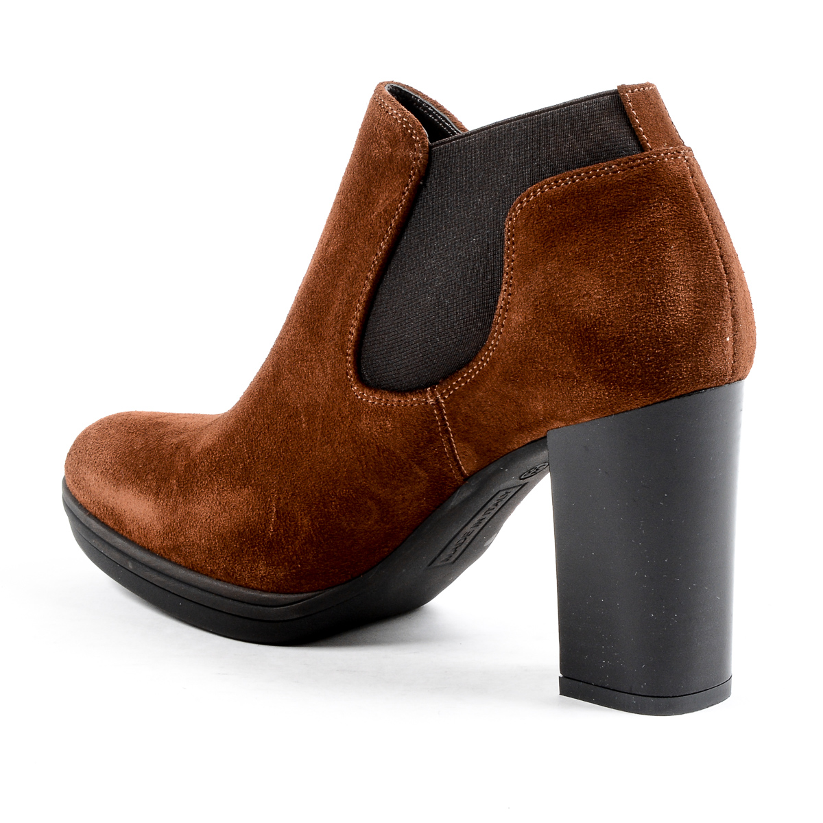 V 1969 Italia Stivaletto con tacco da donna marrone GRACY