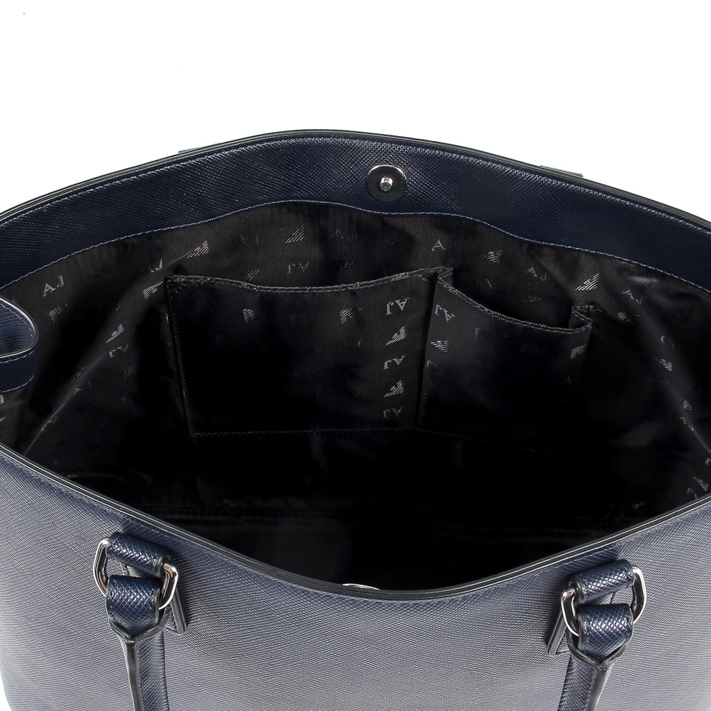 Borsa a mano da donna Armani Jeans blu scuro 922166 7P756 31835