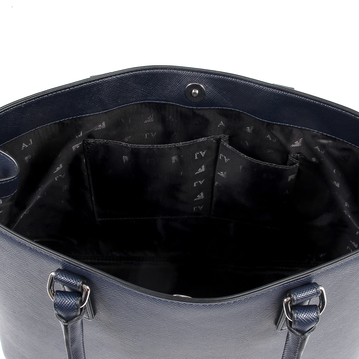 Borsa a mano da donna Armani Jeans blu scuro 922166 7P756 31835