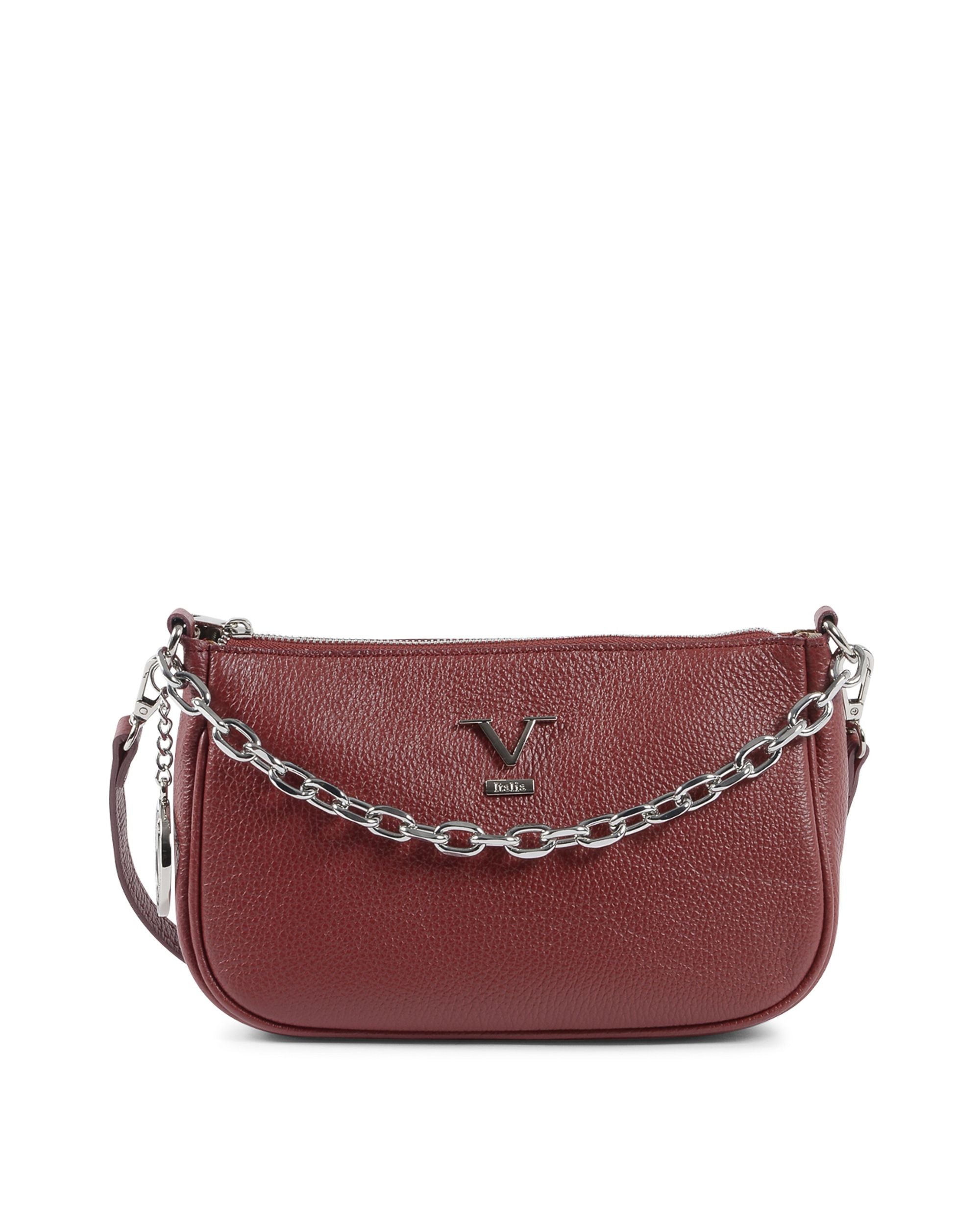 V Italia Borsa da donna Bordeaux VE1735 CERVO BORDEAUX