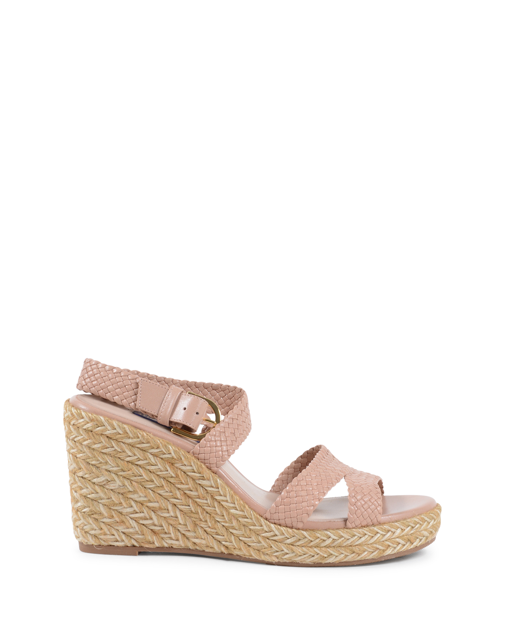 Sandalo con zeppa da donna Stuart Weitzman rosa ELSIE 85