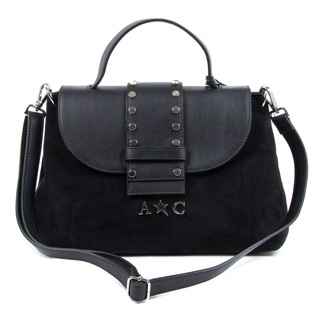 Borsa a mano da donna Andrew Charles nera ROSS