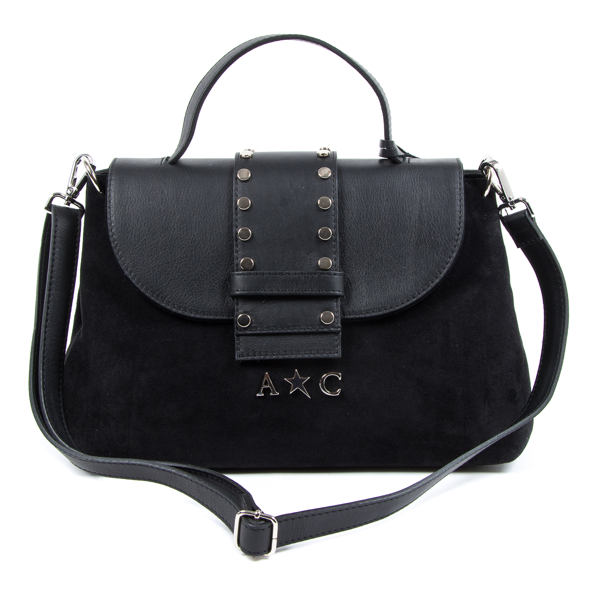 Borsa a mano da donna Andrew Charles nera ROSS