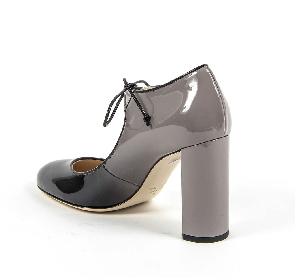 Décolleté con lacci da donna V 1969 Italia 3112338 VERN. SFUMATO NERO-GRIGIO