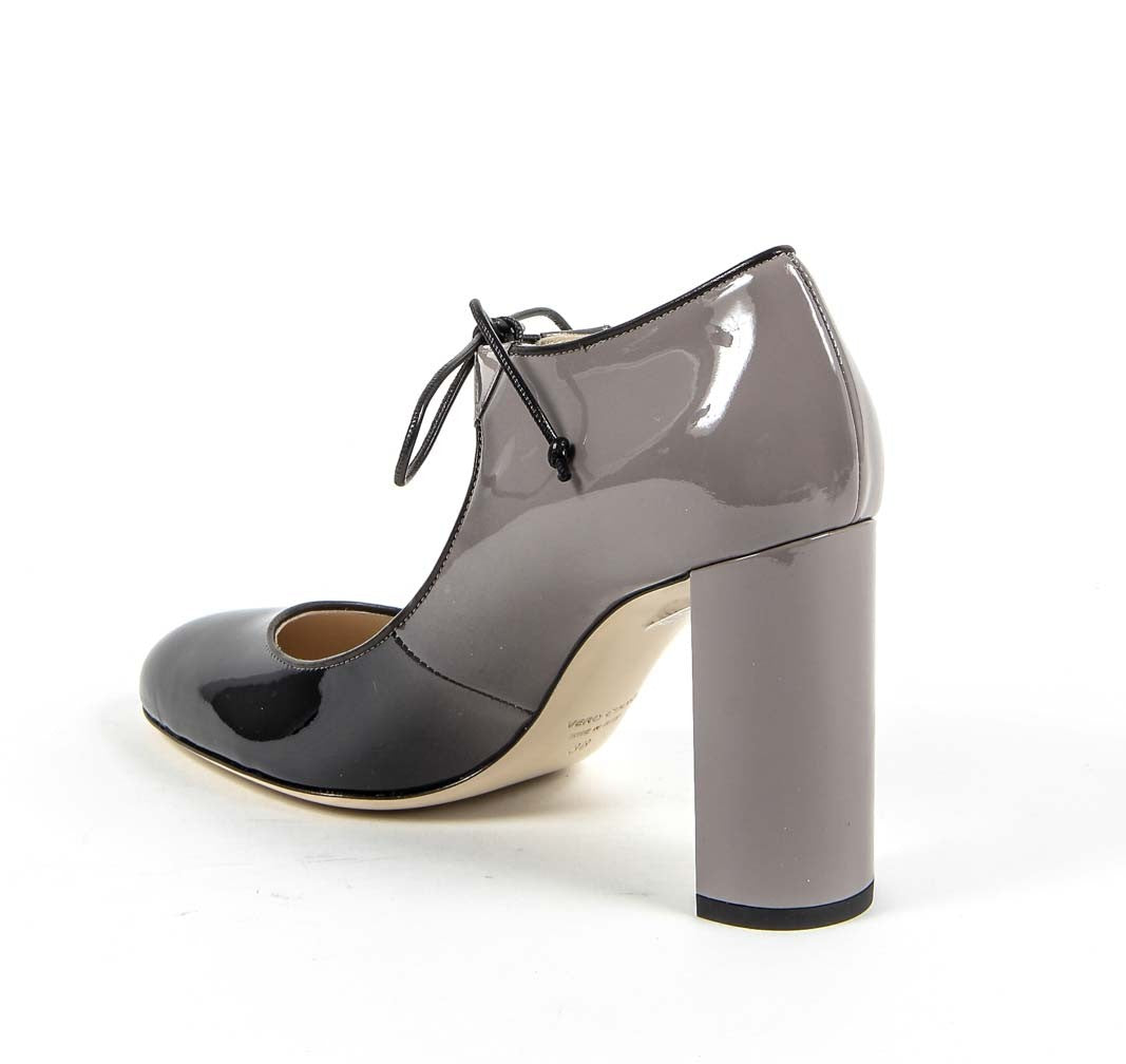 Décolleté con lacci da donna V 1969 Italia 3112338 VERN. SFUMATO NERO-GRIGIO