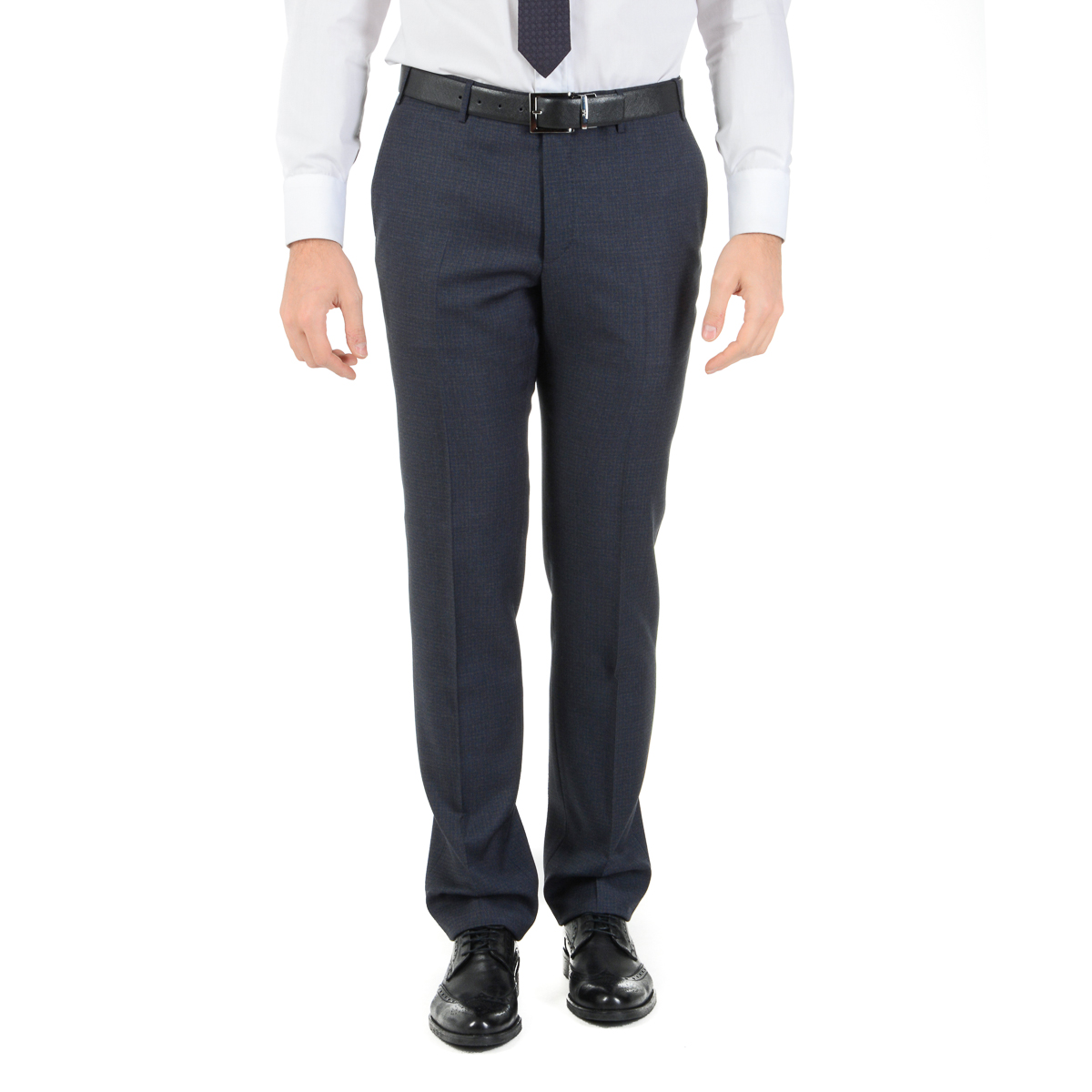 Abito da uomo Corneliani a maniche lunghe grigio scuro Super 110's