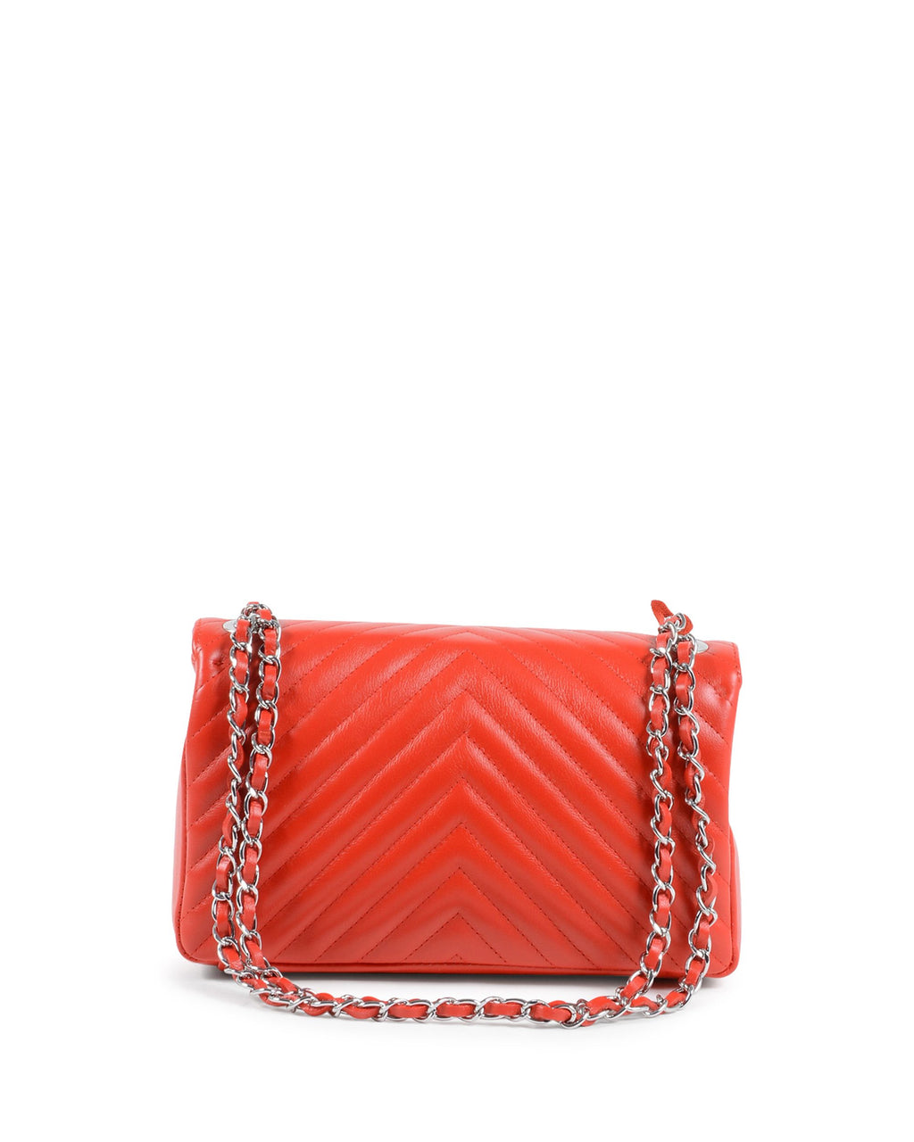 V Italia Borsa a mano da donna rossa V0116 KID ROSSO