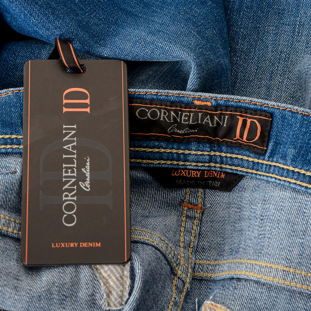 Corneliani Jeans Uomo Azzurro