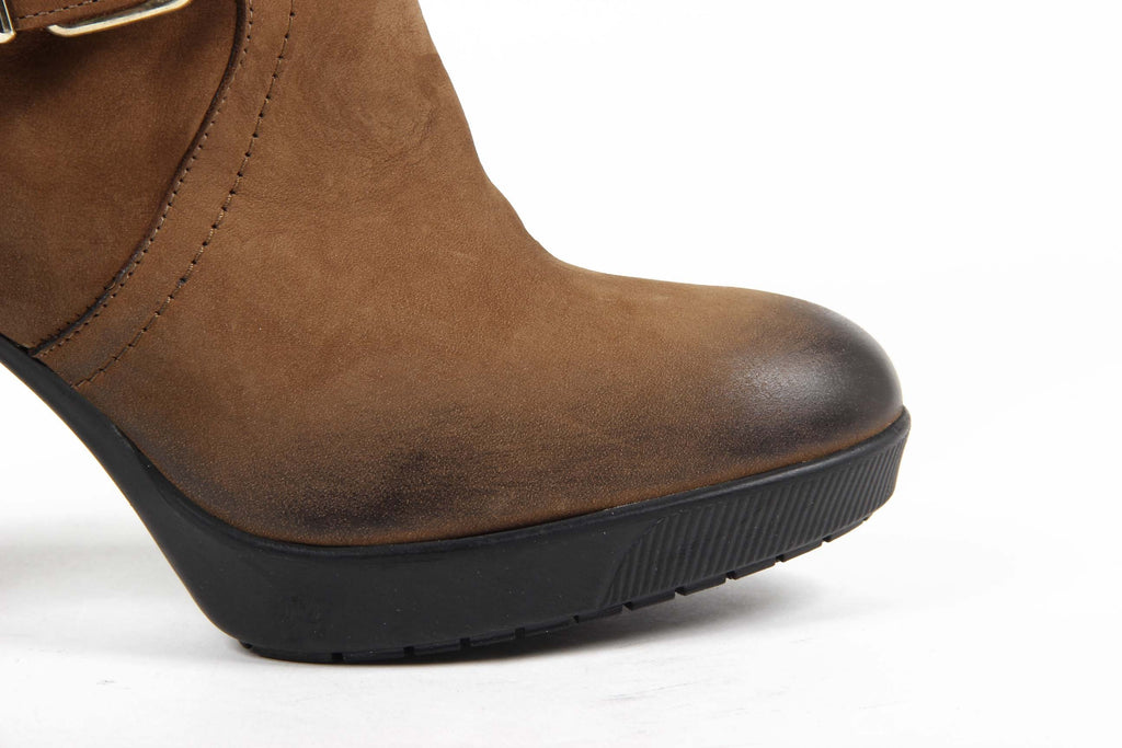 Stivale alto da donna V 1969 Italia S09 NABUK CUOIO