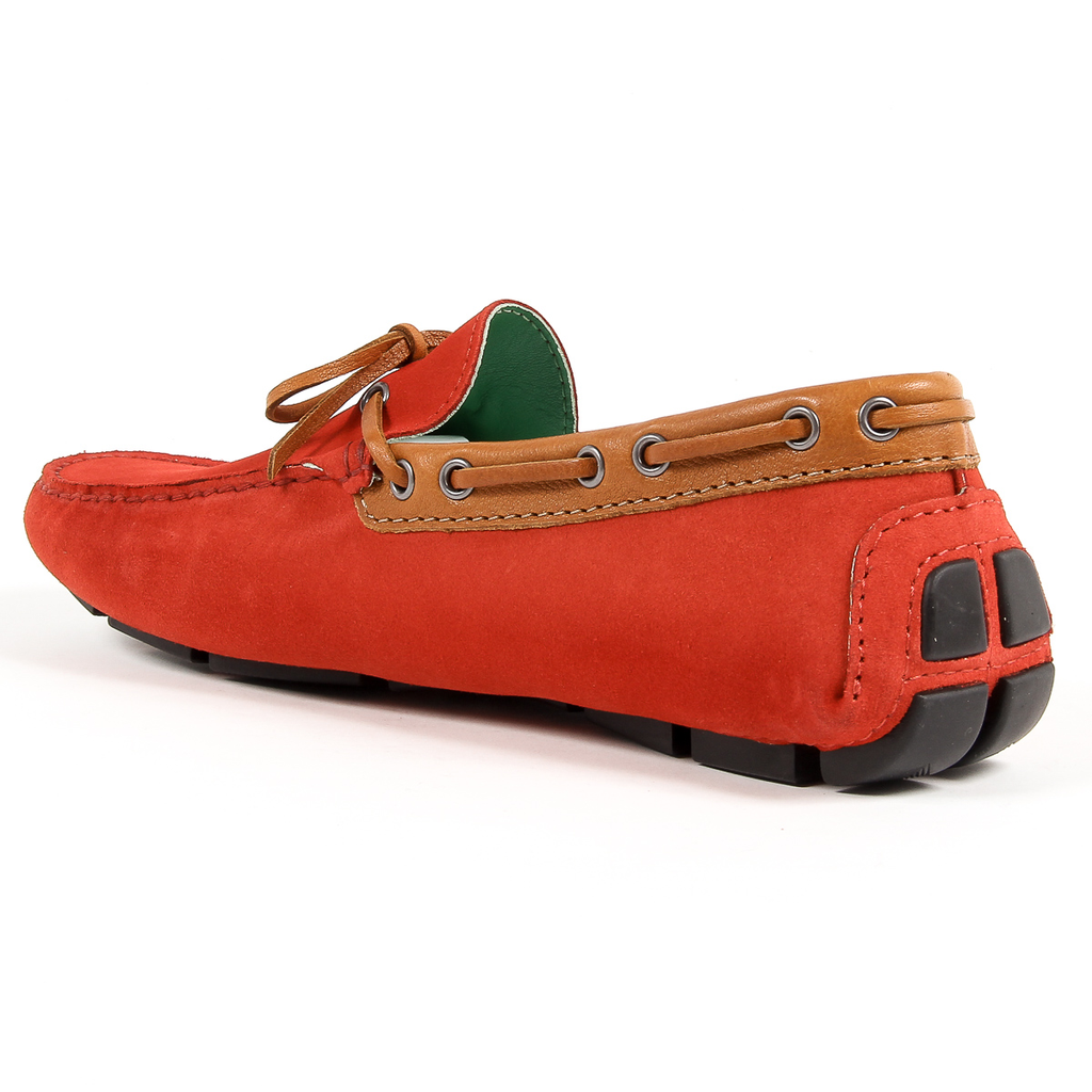 Mocassino da uomo V 1969 Italia Rosso OPACO