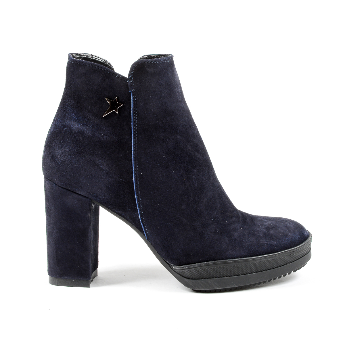 Stivaletti con tacco da donna Andrew Charles Blu SHERYL