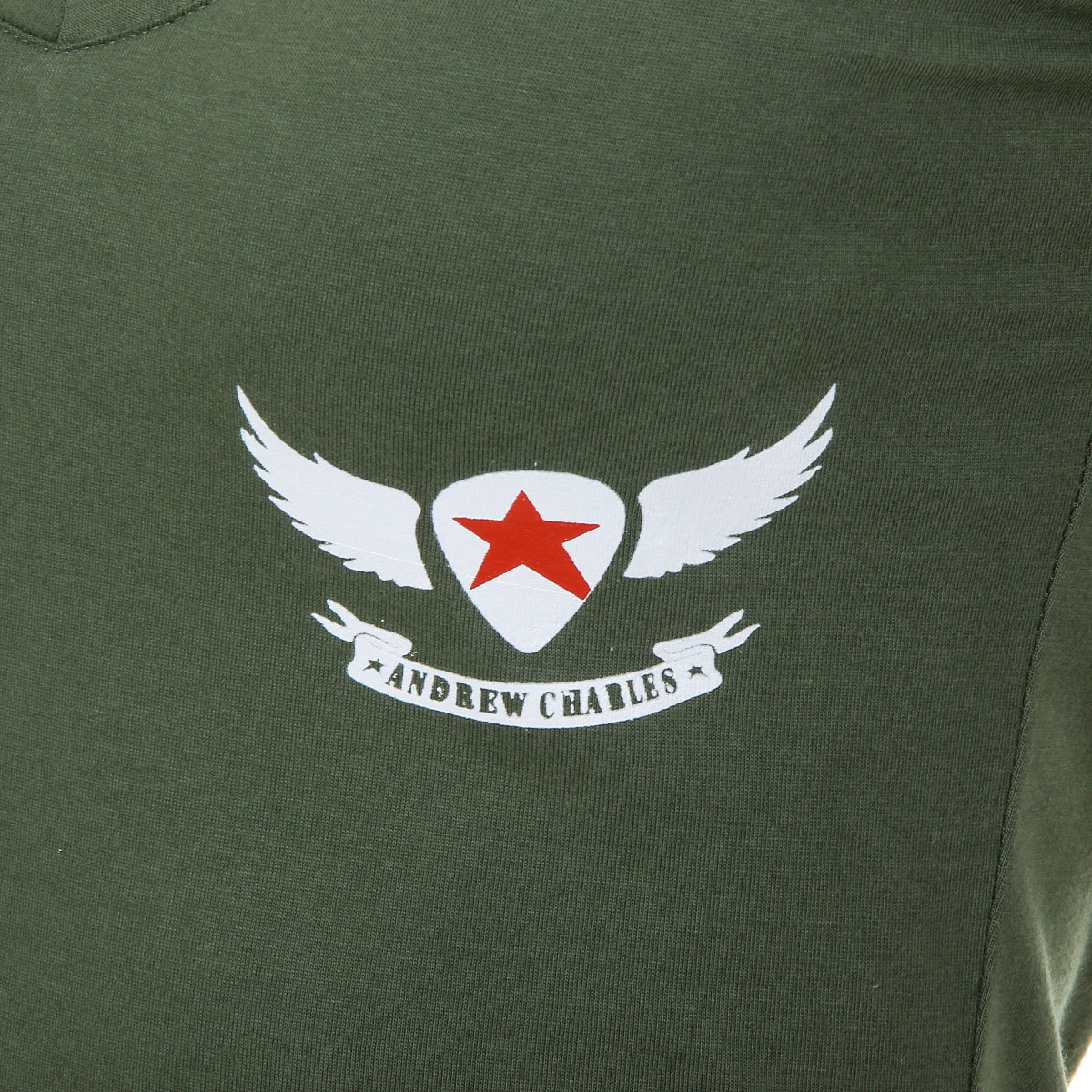 Andrew Charles T-shirt da donna a maniche corte con scollo a V verde TAPIWA