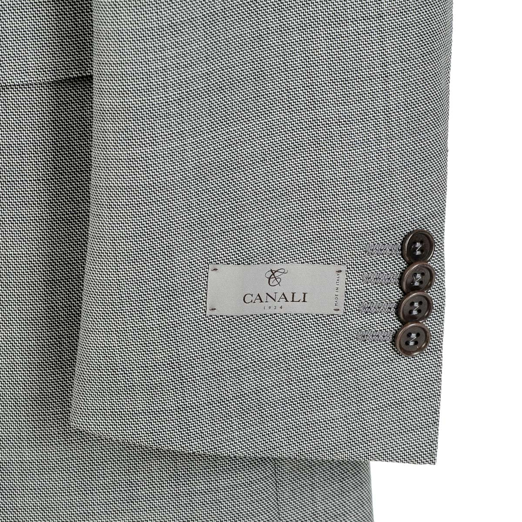 Canali Abito Uomo Maniche Lunghe Grigio
