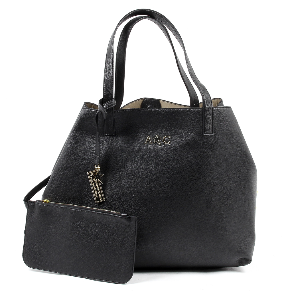 Borsa a mano da donna Andrew Charles nera RACHEL