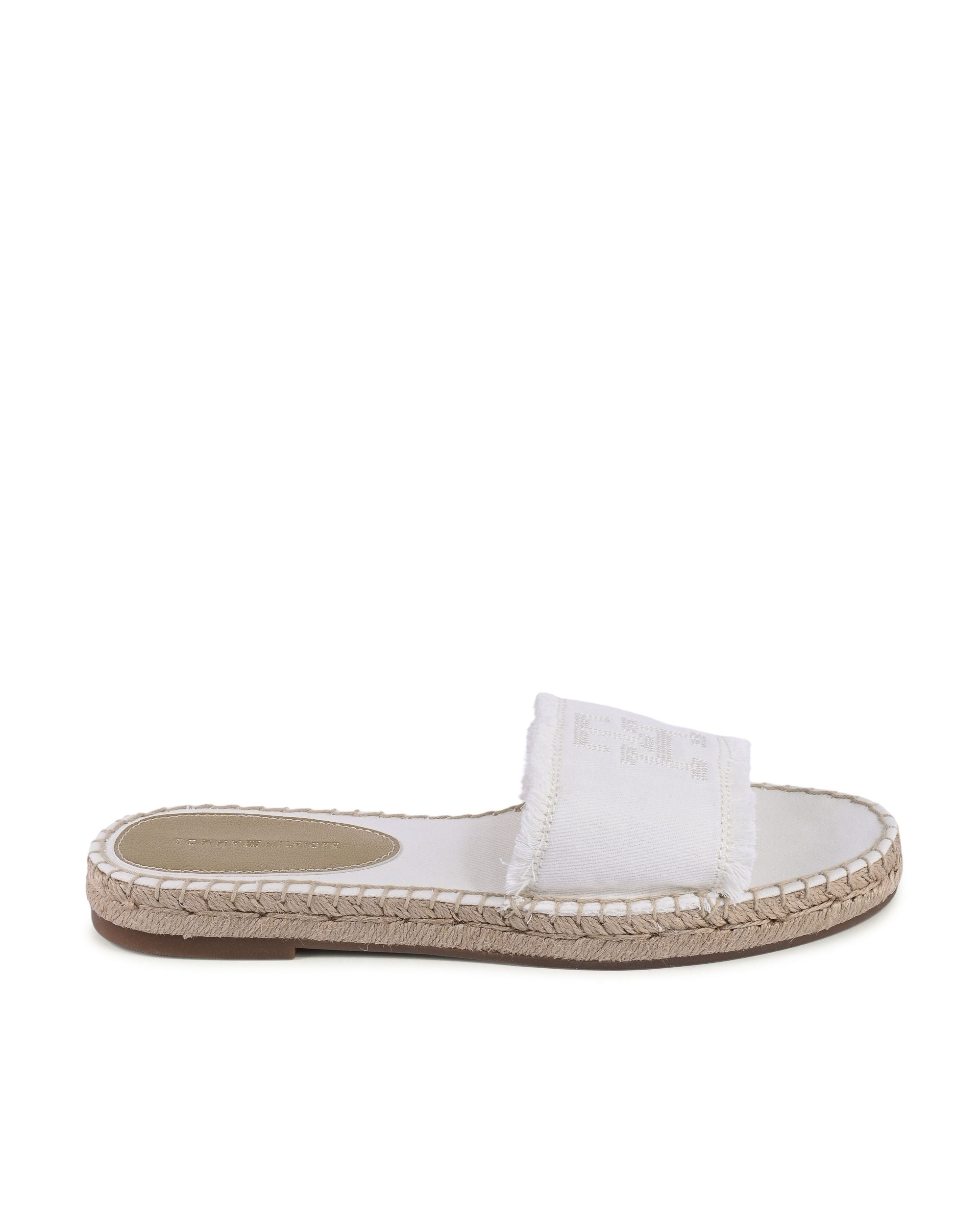 Tommy Hilfiger Espadrillas da donna bianche FW0FW071030LE