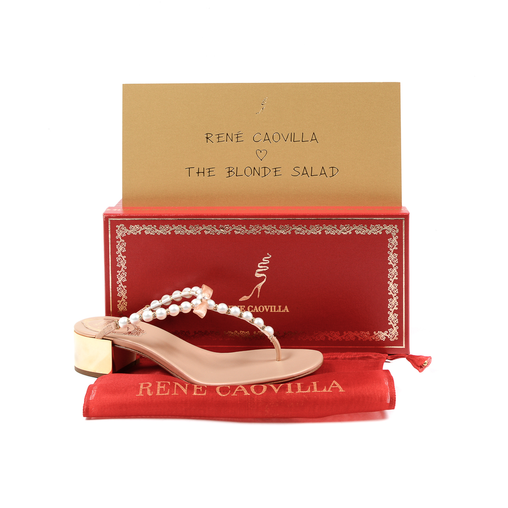 Rene Caovilla by The Blonde Salad Perizoma da donna rosa PERLA