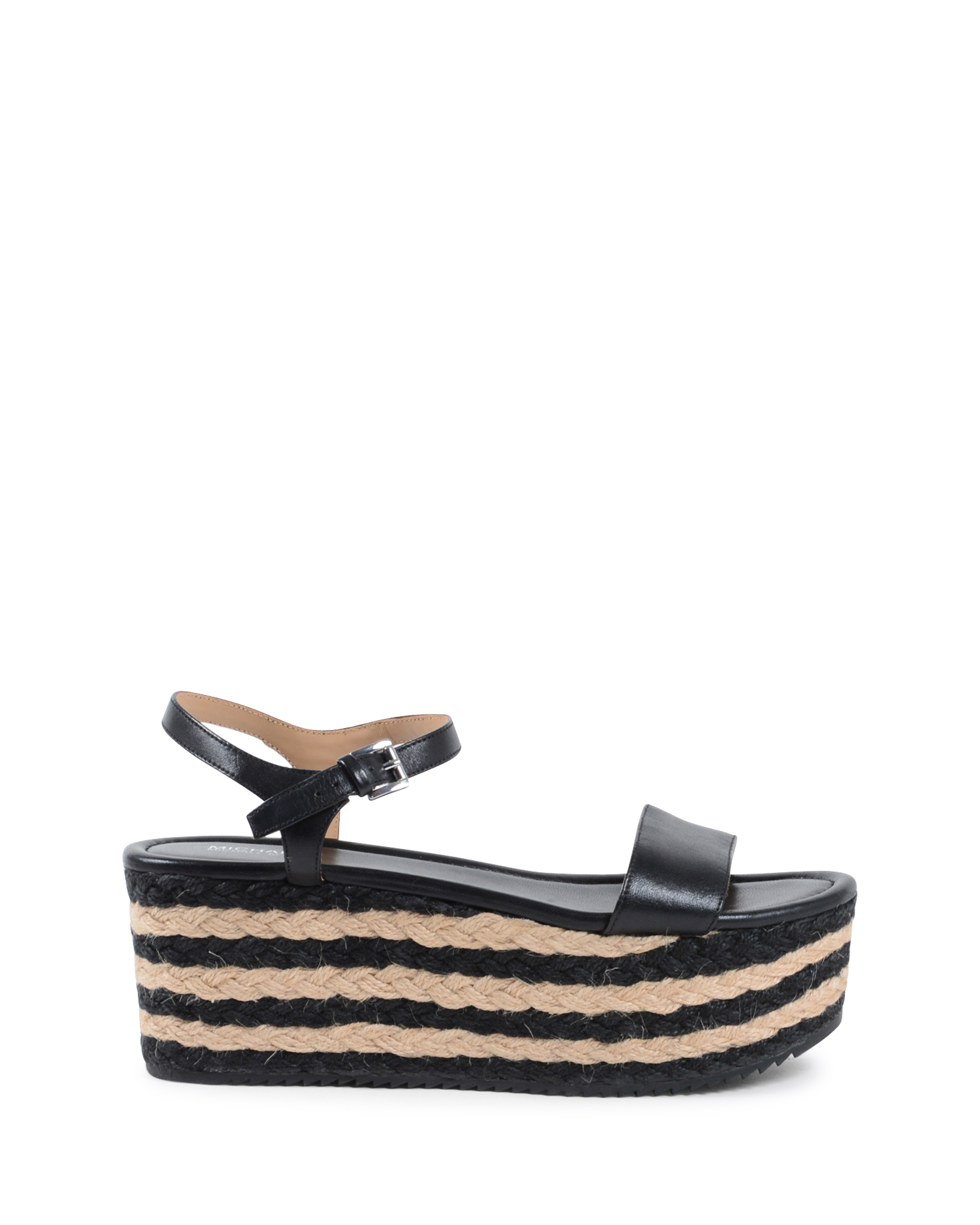 Sandalo con plateau da donna Michael Kors nero NANTUCKET