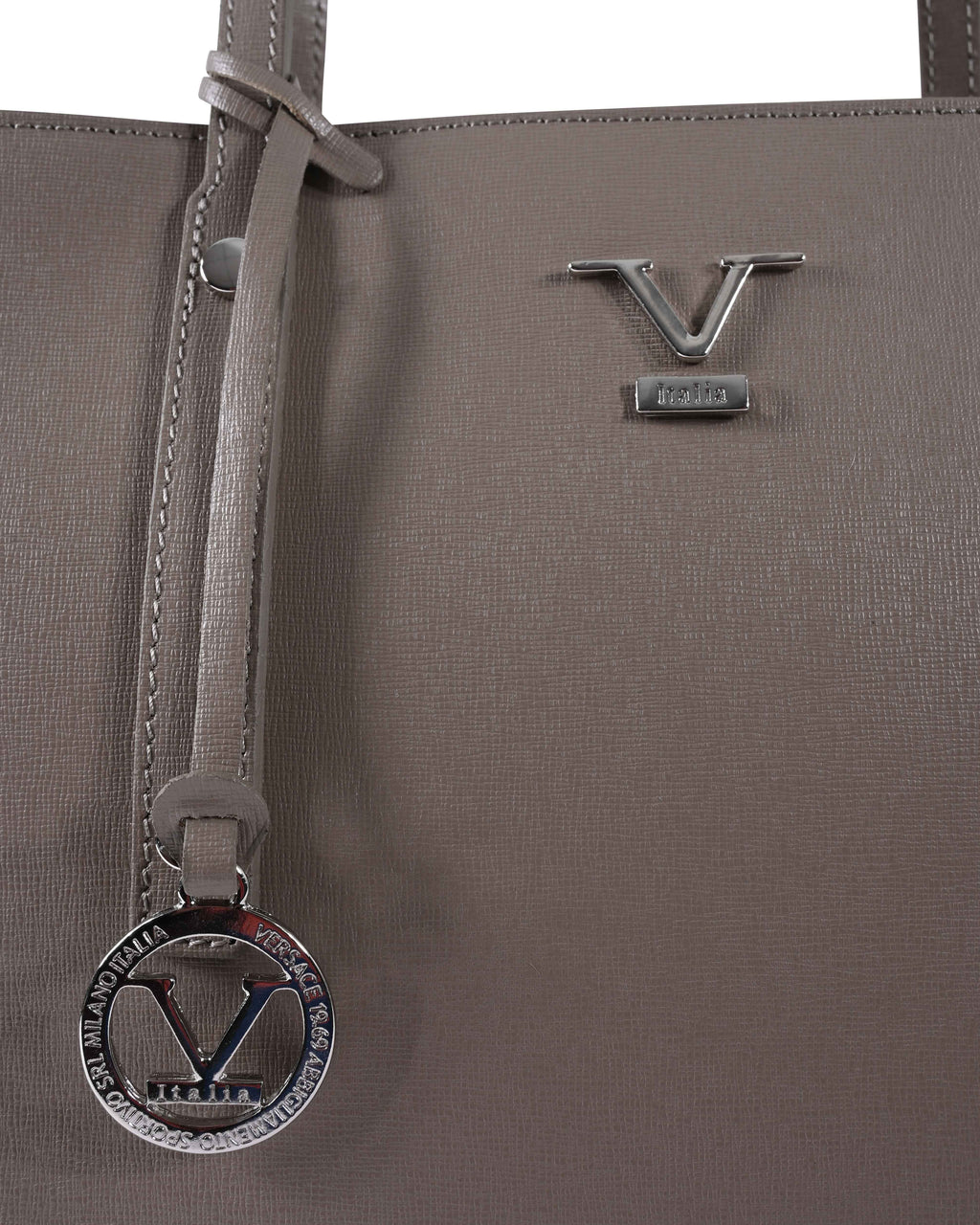 Borsa a mano da donna V Italia CB1070 SAFFIANO TAUPE
