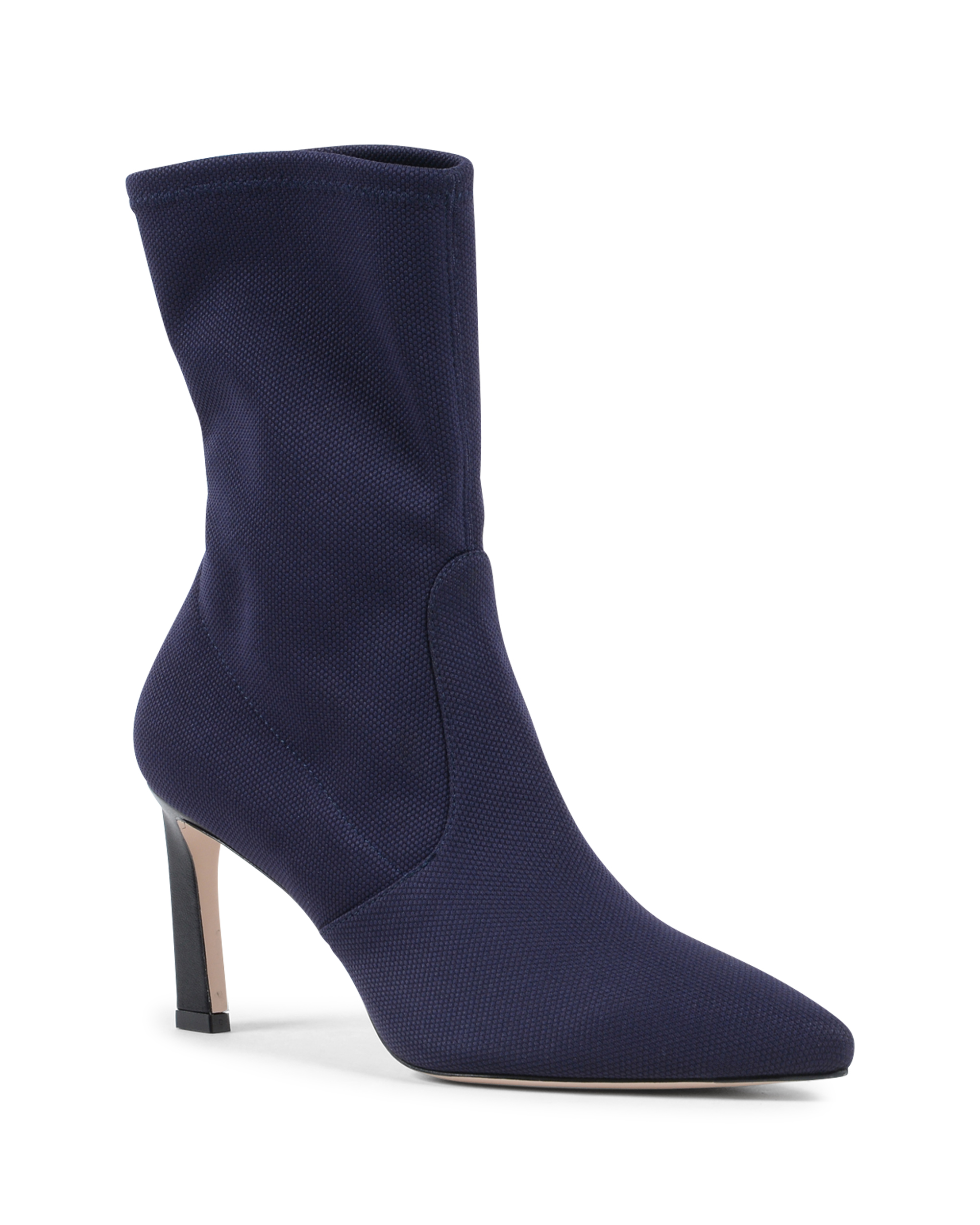 Stivaletti da donna Stuart Weitzman blu navy RAPTURE 75