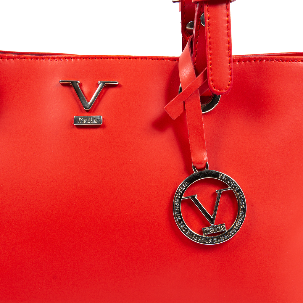 V 1969 Italia Borsa da donna rossa CLARISSA