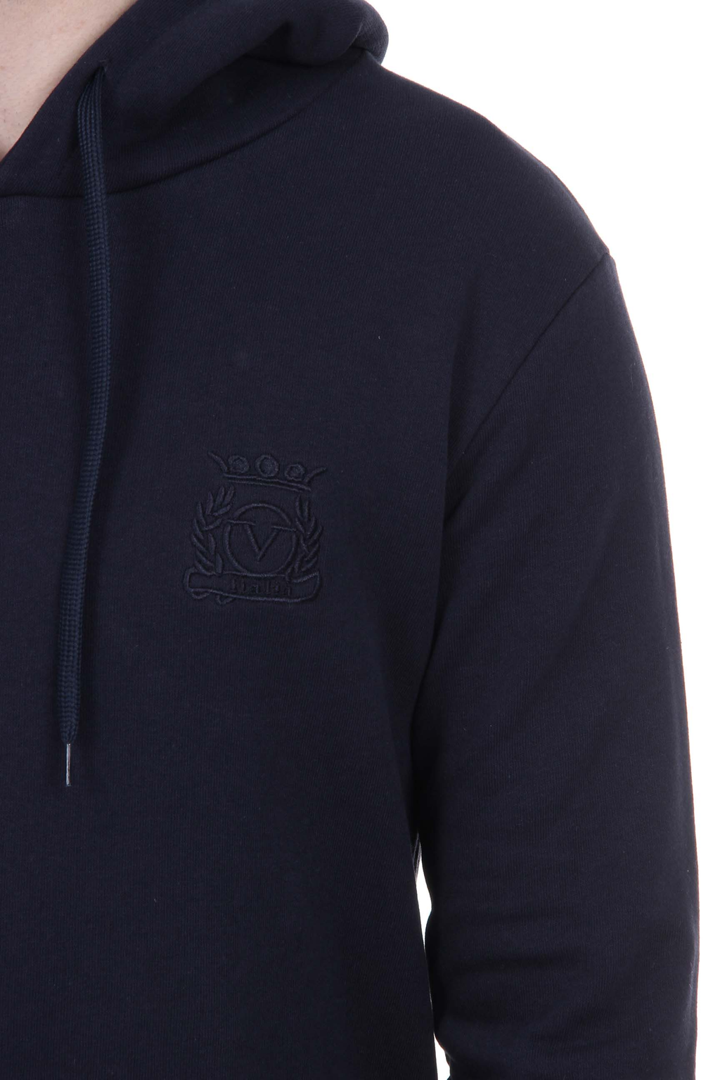 Felpa con cappuccio da uomo V 1969 Italia ART. 4467 BLU SCURO