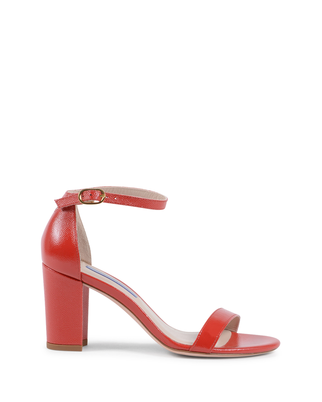 Stuart Weitzman Sandalo da donna con cinturino alla caviglia Rosso NEARLYNUDE