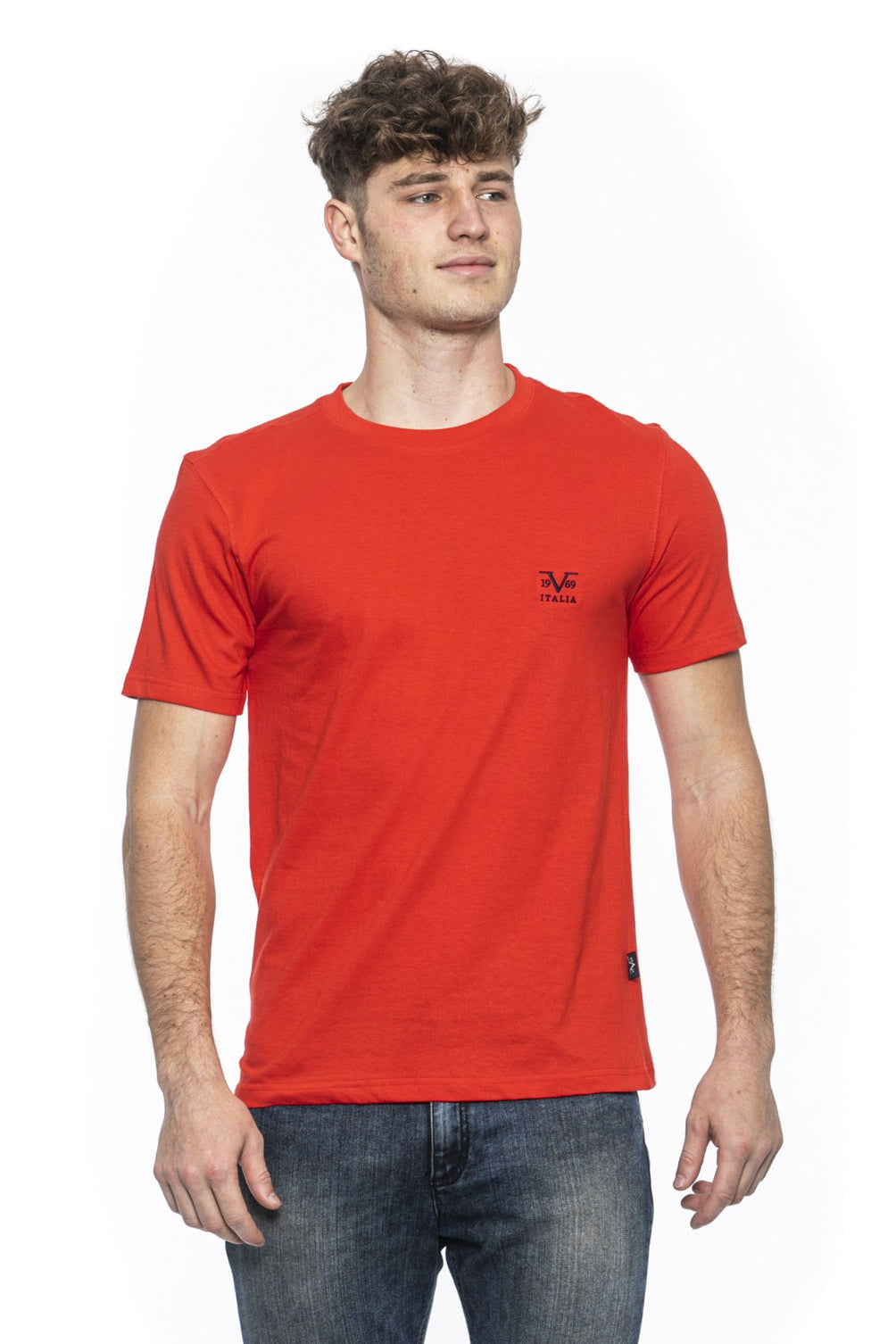 19V69 Italia T-shirt da uomo rossa ERIC RED