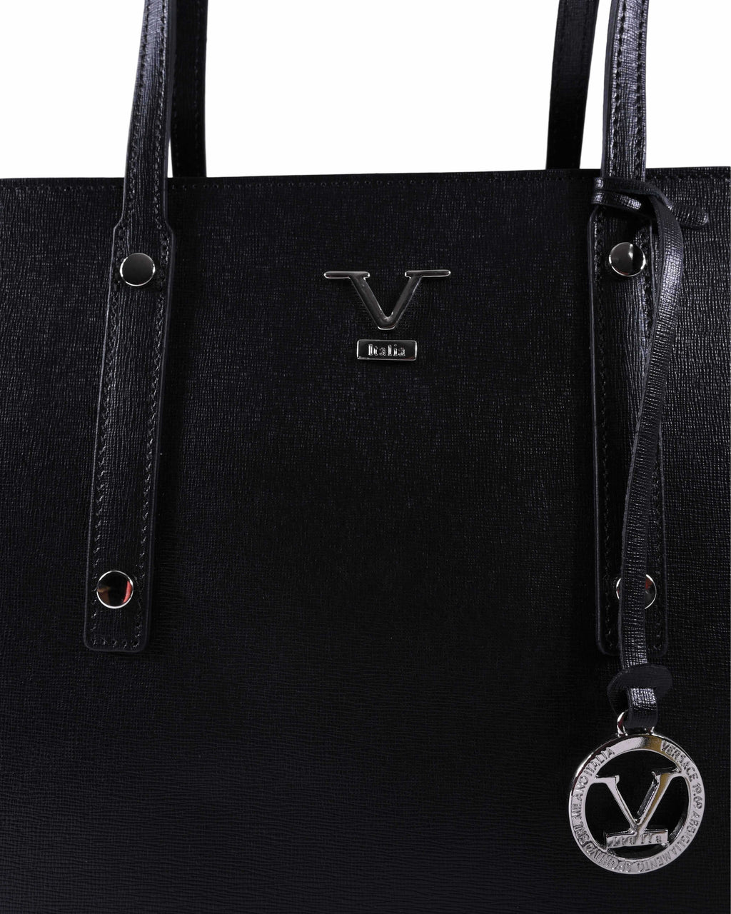 Borsa a Mano Donna V Italia CB1070 SAFFIANO NERO