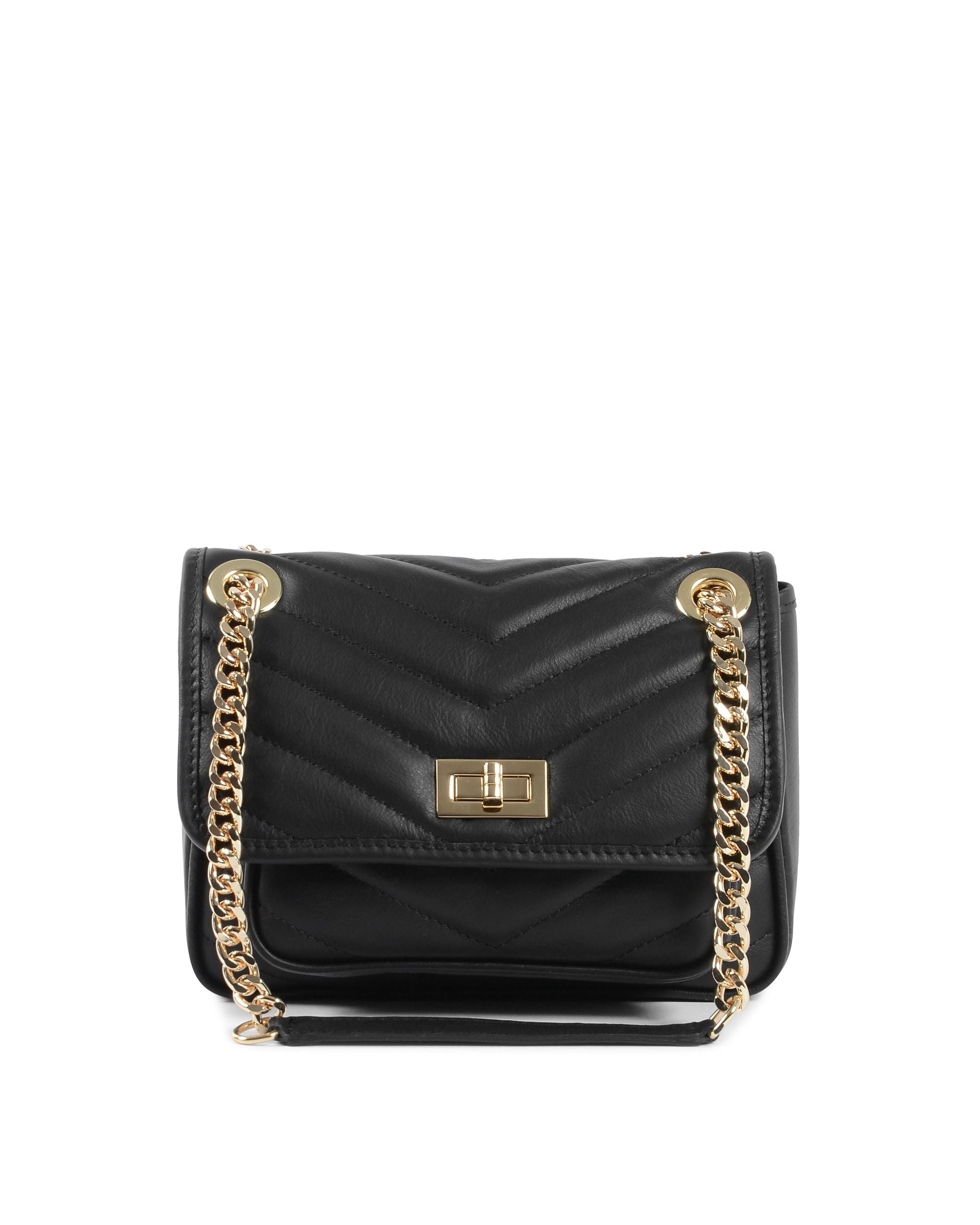 V Italia Borsa a mano da donna nera 10507 SAUVAGE NERO
