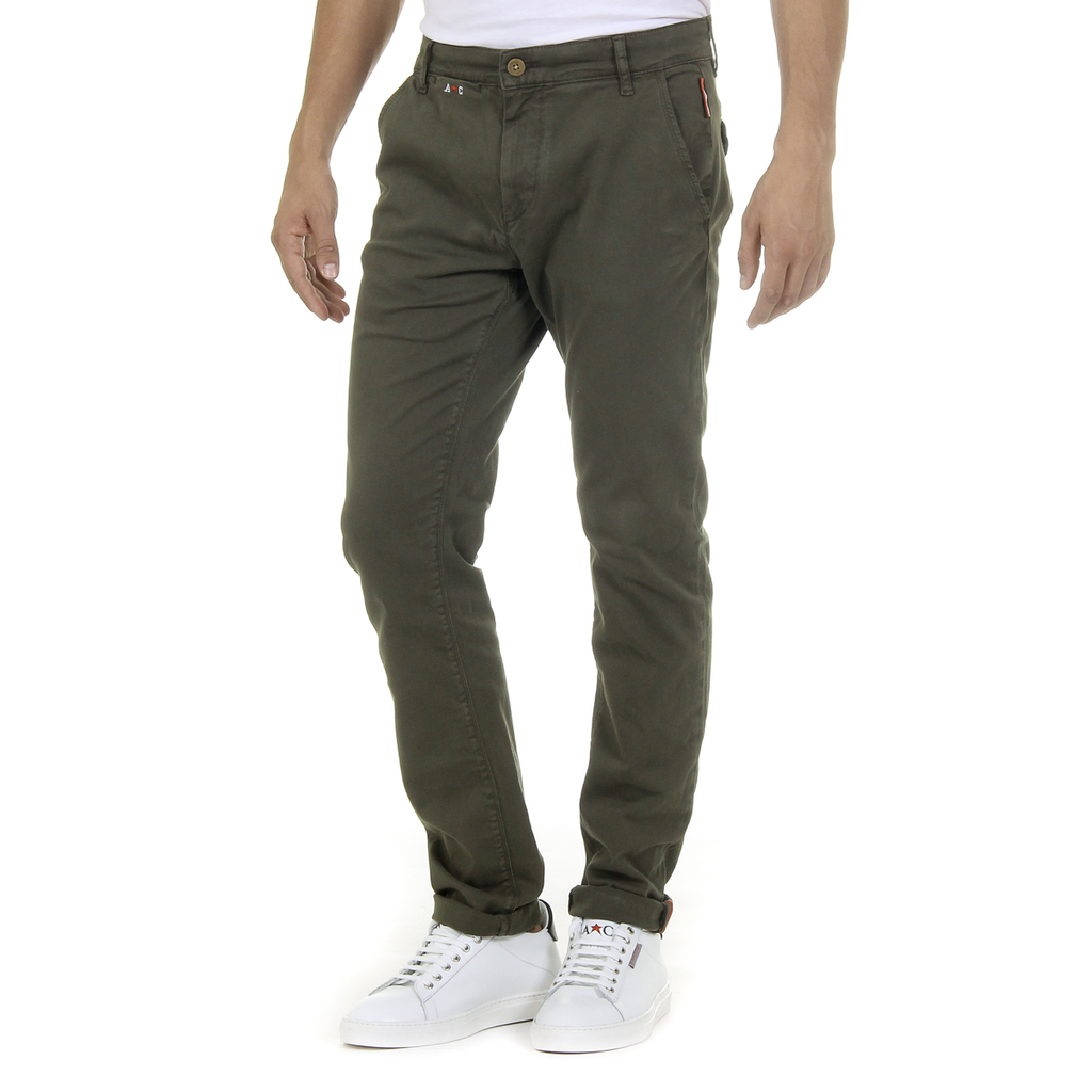 Pantaloni da uomo Andrew Charles verdi AMARA