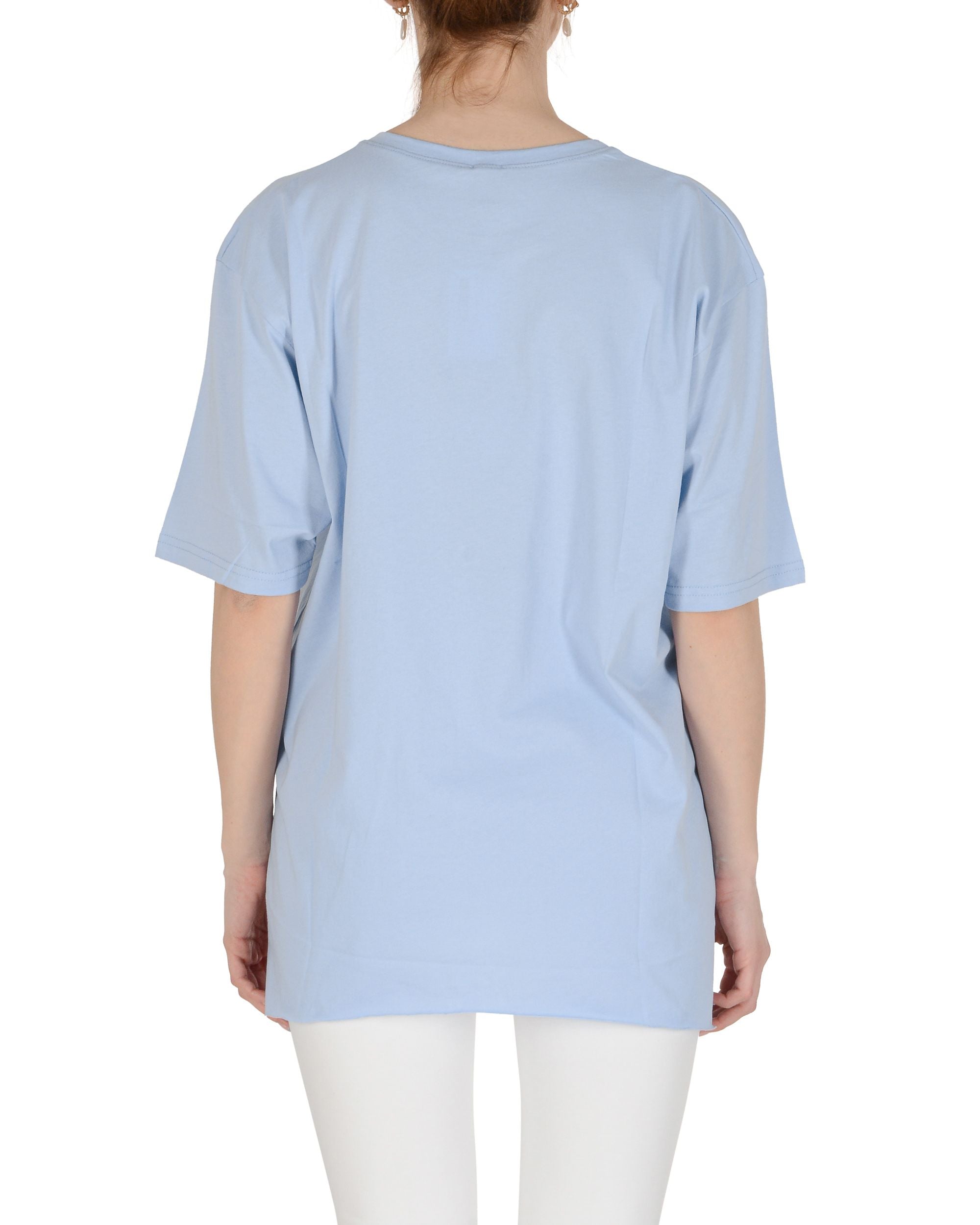 19V69 Italia T-Shirt Donna Azzurro SMILE AZZURRO