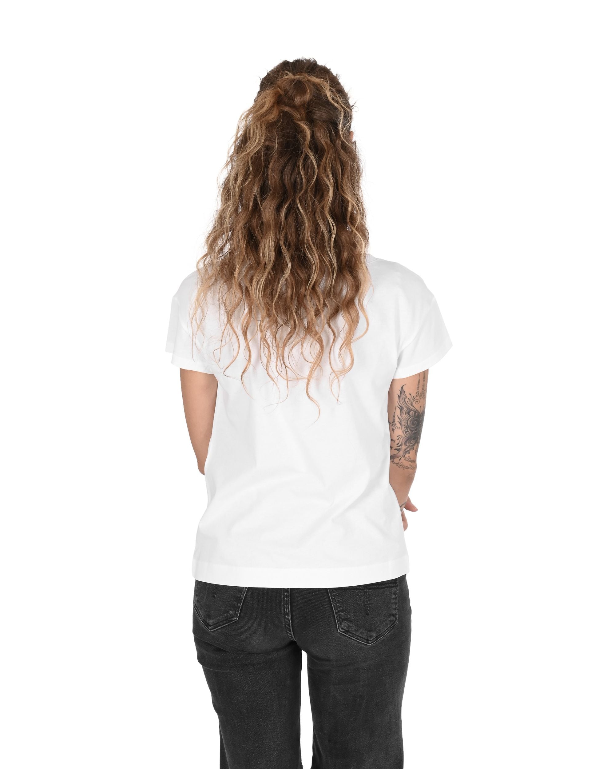 T-shirt da donna Love Moschino W 4 F30 3G M 3876 A00 BIANCO OTTICO