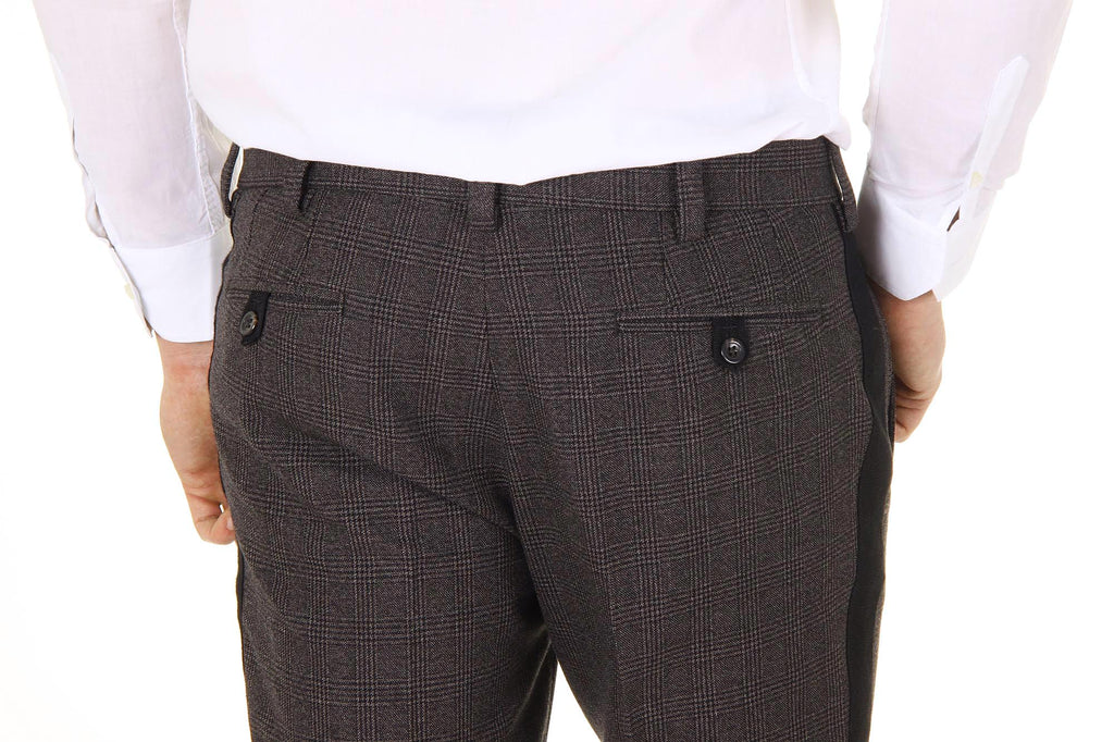 Pantaloni da uomo Dolce & Gabbana Lambretta lana vergine G4M6AX FQ3DX S8102