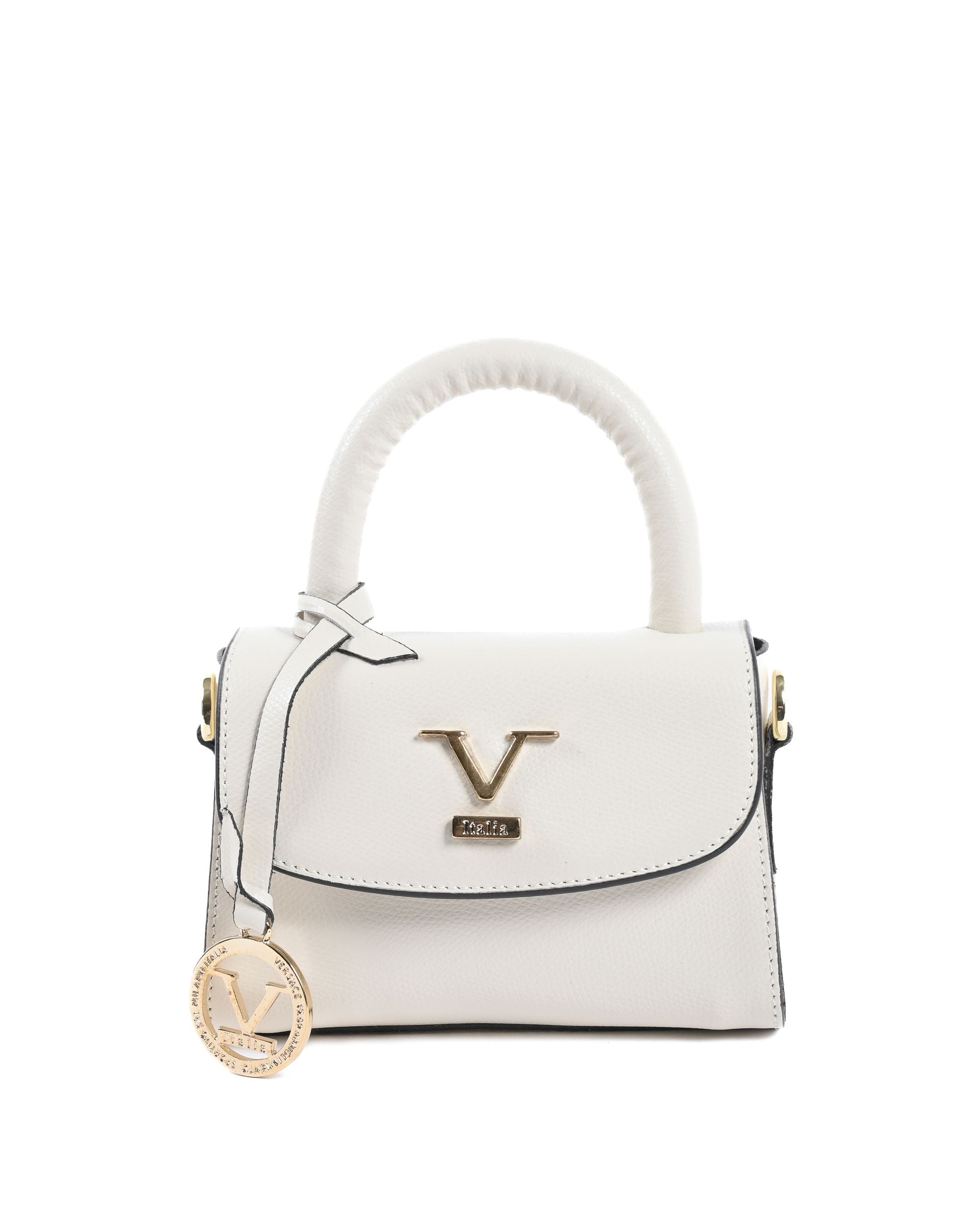 Mini borsa da donna V Italia Crema GAR10V-S PALMELLATO PANNA