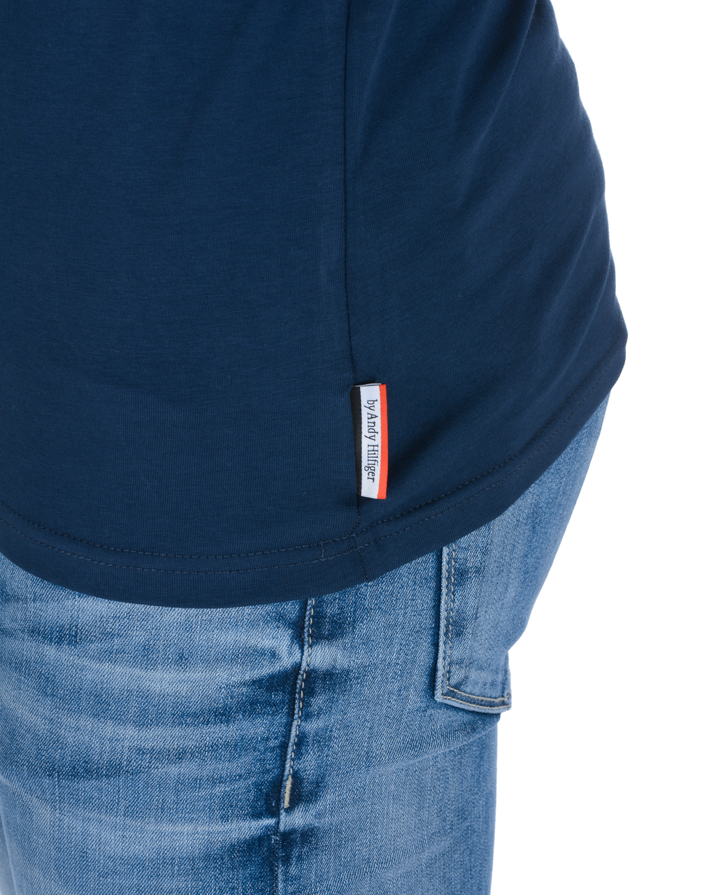 Andrew Charles Maglietta da uomo LS SELMA NAVY S14