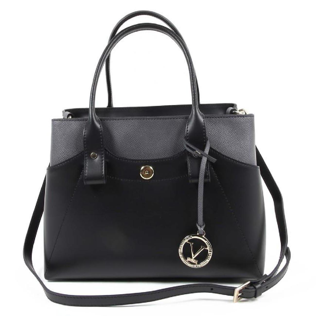 Borsa Donna V 1969 Italia H491-52 RUGA-ARUBA NERO-GRIGIO