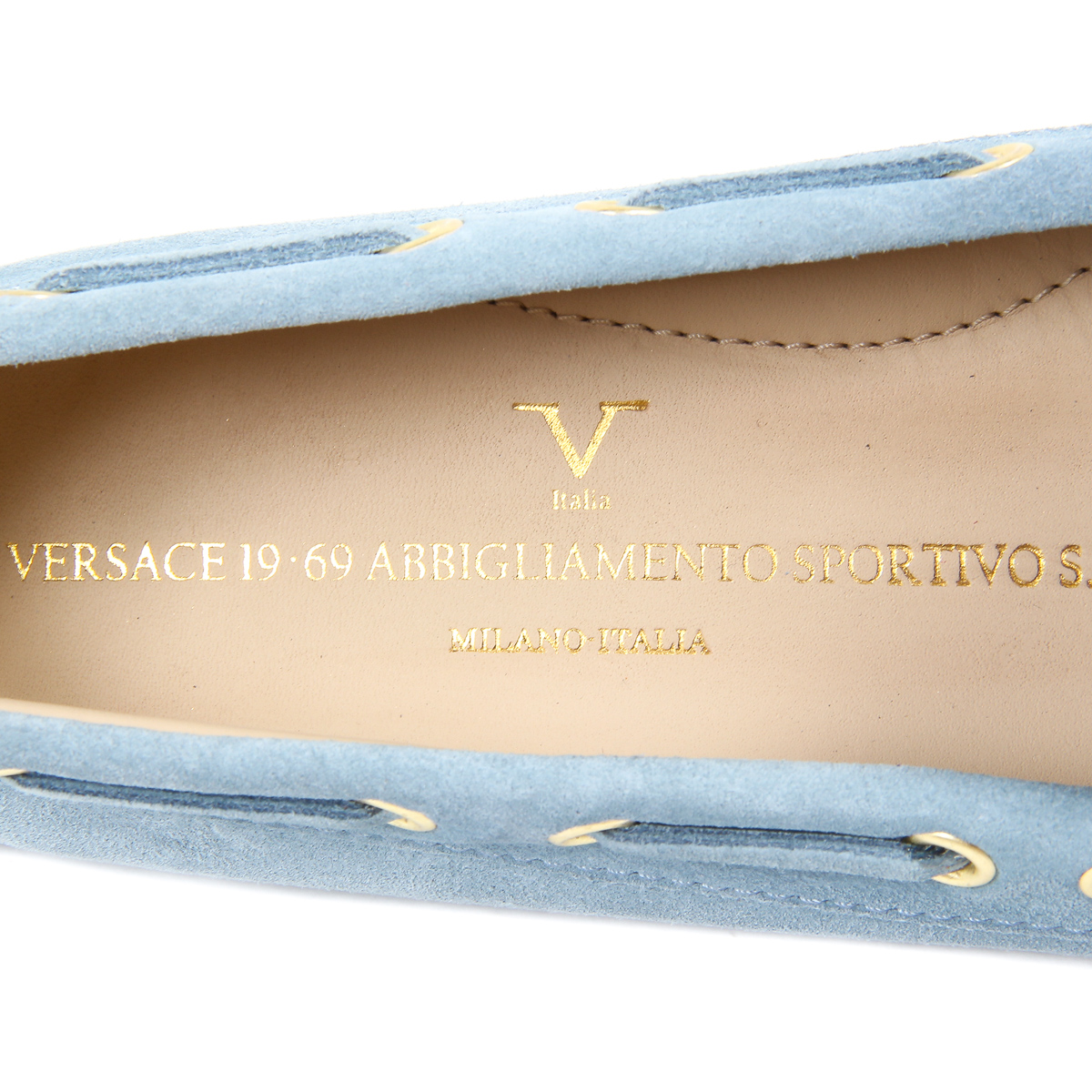 V 1969 Italia Mocassino da donna azzurro TORINO