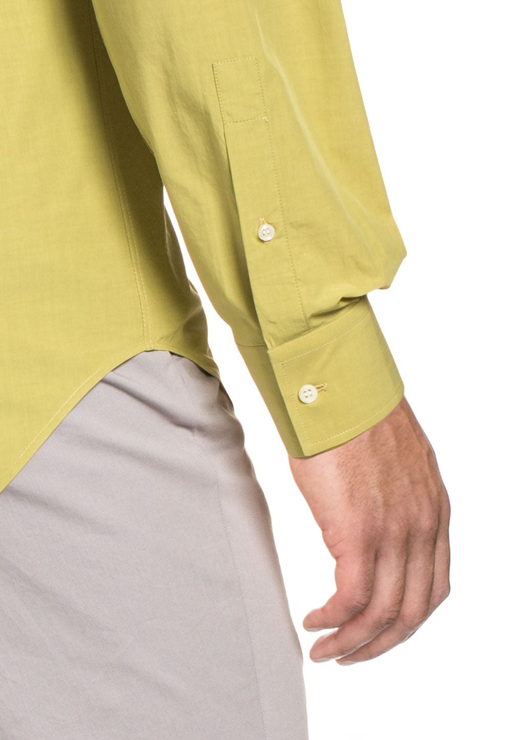 Camicia da uomo slim fit con bottoni e collo alto V 1969 Italia SBD31