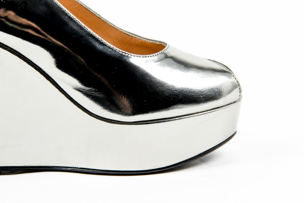 Sandalo con zeppa e cinturino posteriore da donna Robert Clergerie Paris BUSTYMA NEWLAM GRIS DBL PDR