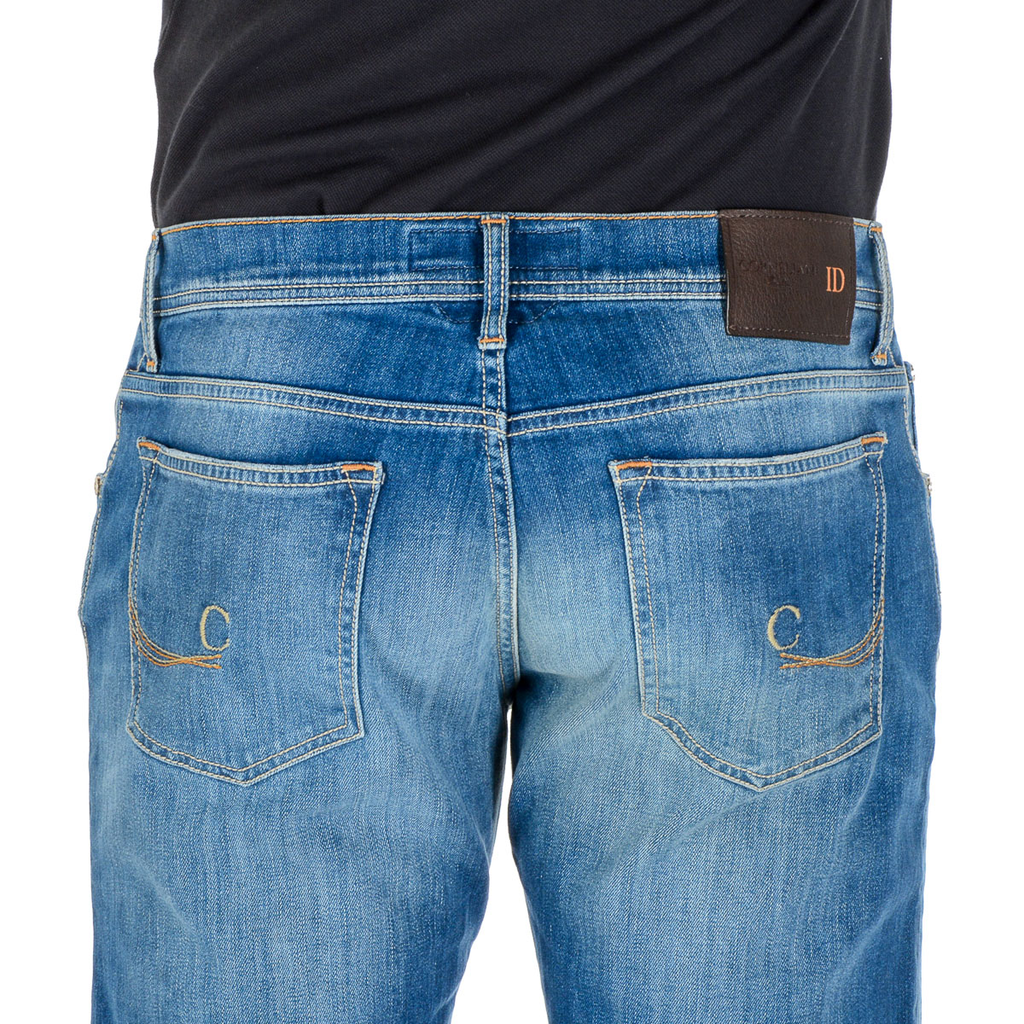 Corneliani Jeans Uomo Azzurro