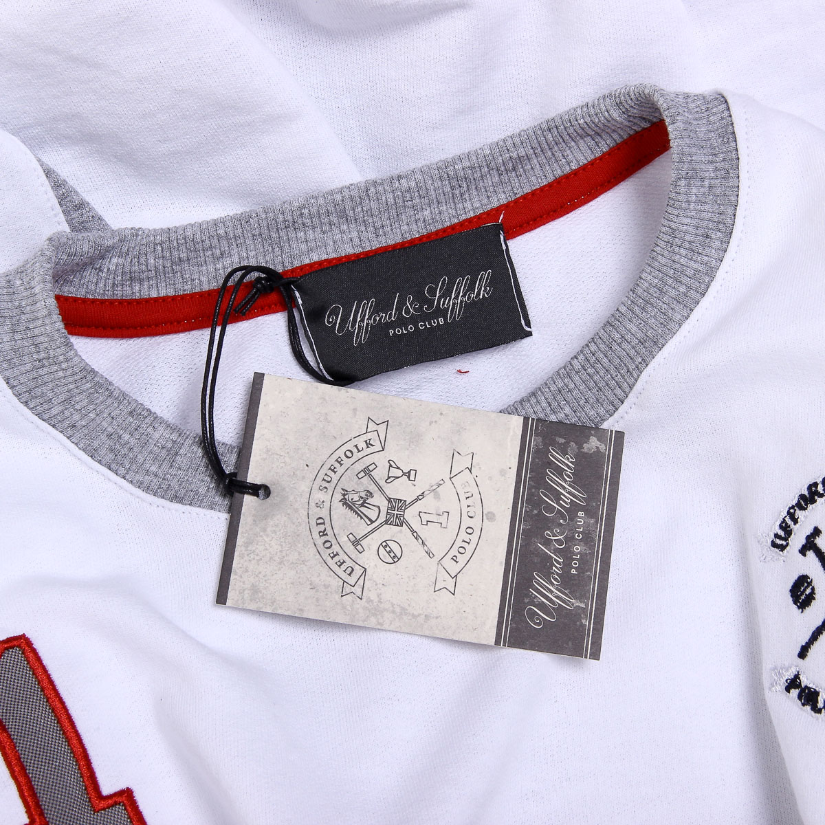 Maglione da uomo a maniche lunghe con scollo tondo Ufford & Suffolk Polo Club